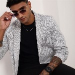 SHOWOFF Notched Lapel Single-Breasted Blazer