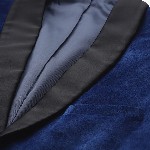 INVICTUS Slim Fit Velvet Single-Breasted Blazers