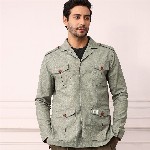 Mr Bowerbird Redloop Power Blazers Single-Breasted Tailored Fit Safari Blazer