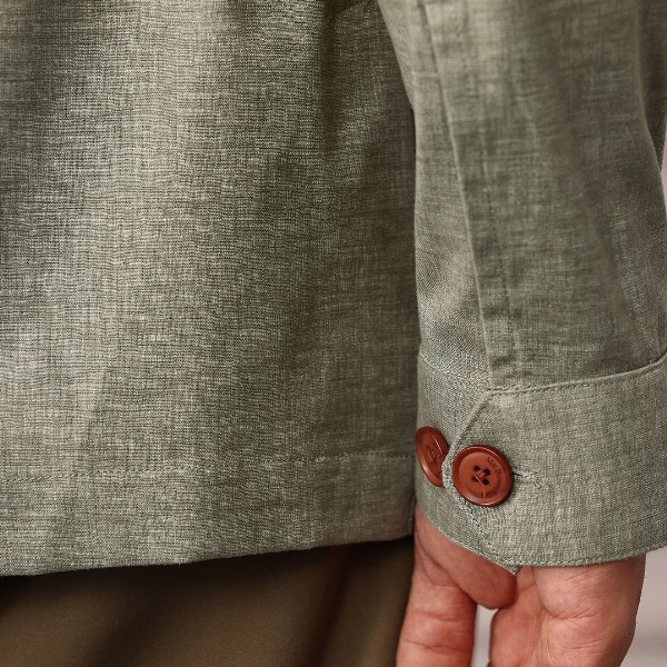 Mr Bowerbird Redloop Power Blazers Single-Breasted Tailored Fit Safari Blazer