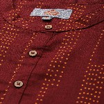 Anouk Men Printed Pure Cotton Straight Kurta