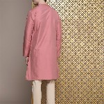 House of Pataudi Self Embroidered Jashn kurta