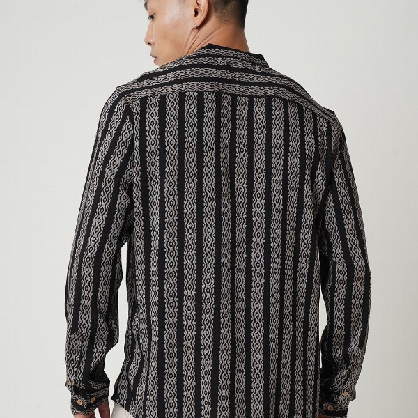 VASTRADO Ethnic Motifs Printed Mandarin Collar Straight Short Kurta