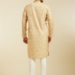 Diwas by Manyavar Ethnic Motifs Printed Mandarin Collar Straight Kurta