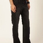 HERE&NOW Men Smart Bootcut Light Fade Stretchable Jeans