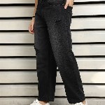 High Star Men Relaxed Fit Mid-Rise Mildly Distressed Light Fade Jeans