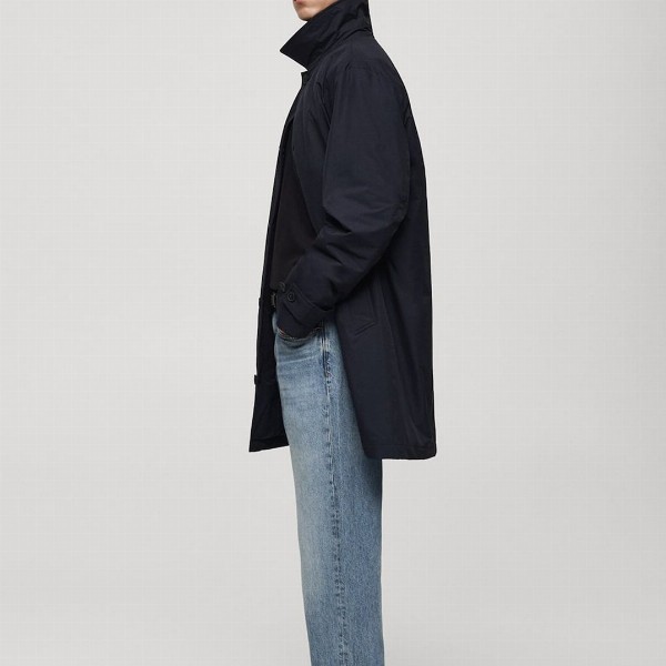 MANGO MAN Straight Fit Faded Jeans