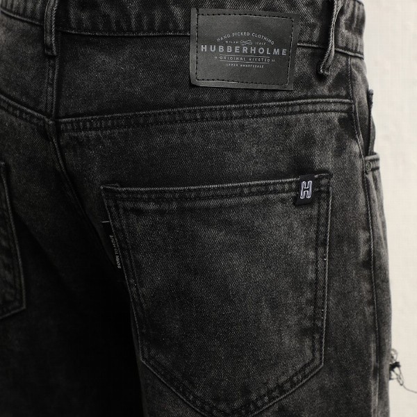 Hubberholme Men Relaxed Fit Mid Rise Hevay Distressed Cotton Jeans