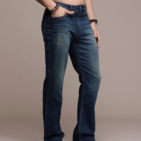 Roadster Men Bootcut Stretchable Jeans