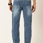 Thomas Scott Men Smart Relaxed Fit Light Fade Stretchable Jeans