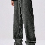 Xee Men Loose Baggy Fit Mid-Rise Stretchable Jeans