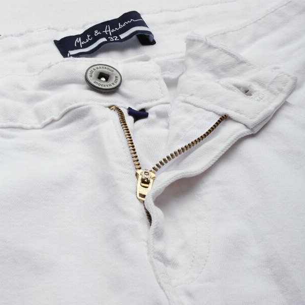 Mast & Harbour Men White Skinny Fit Mid-Rise Clean Look Stretchable Jeans