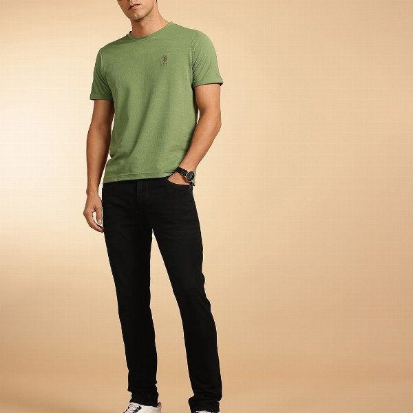French Connection Men Slim Fit Light Fade Stretchable Jeans