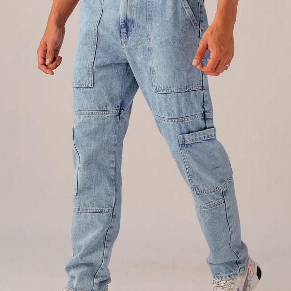 The Indian Garage Co Men Light Fade Jeans