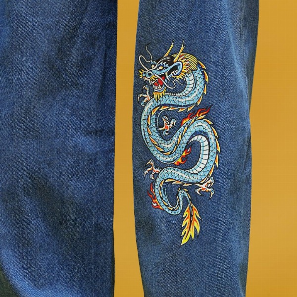 HERE&NOW Men Graphic Printed Mid-Rise Pure Cotton Baggy Fit Jeans