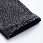 HERE&NOW Men Black Regular Fit Mid-Rise Clean Look Stretchable Jeans