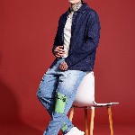 MARVEL STREET Men Buda Fit Light Fade Printed Jeans