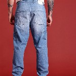 MARVEL STREET Men Buda Fit Light Fade Printed Jeans