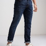 HIGHLANDER Men Blue Slim Fit Mid-Rise Clean Look Stretchable Jeans