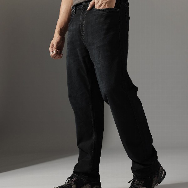 FCUK Men Relaxed Fit Stretchable Jeans