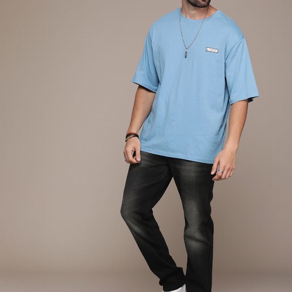 The Roadster Life Co. Men Slim Fit Heavy Fade Stretchable Jeans