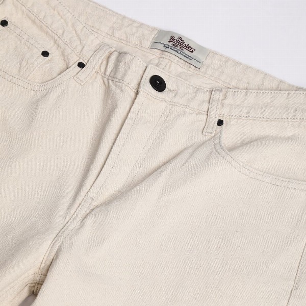 The Roadster Lifestyle Co Men Cotton Ecru Straight Fit Jeans