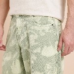 Mast & Harbour Men Printed Baggy Fit Jeans