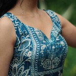 anayna Floral Printed Sweetheart Neck Straight Kurta With Trousers