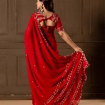 NUD Embellished Embroidered Saree