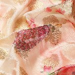 Silk Land Woven Kalamkari Art Silk Chanderi Digital Print Saree