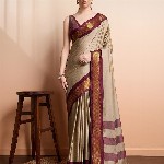 SGF11 Ethnic Motifs Woven Design Zari Kanjeevaram Silk Saree