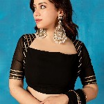 NUD Embroidered Zari Saree With Blouse and Peticoat