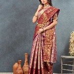 Tankori Woven Design Zari Pure Silk Dharmavaram Saree
