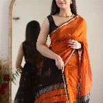 KALINI Woven Design Zari Banarasi Saree