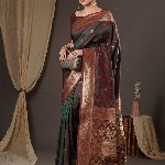 Anouk Woven Design Zari Banarasi Saree