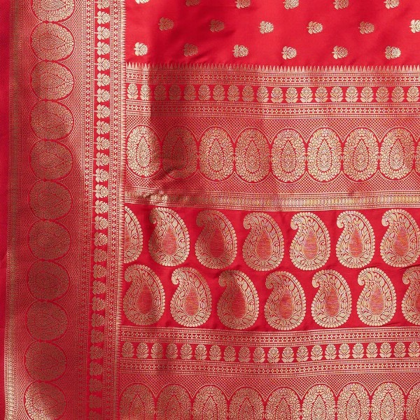 Anouk Floral Zari Banarasi Saree