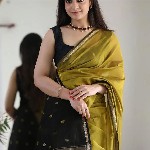 KALINI Woven Design Zari Banarasi Saree