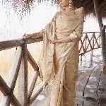 Geroo Jaipur Woven Design Zari Tissue Saree