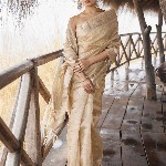 Geroo Jaipur Woven Design Zari Tissue Saree