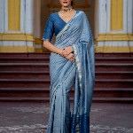 Suta Solid Woven Design Zari Saree