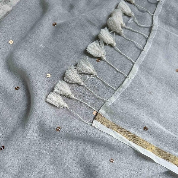 Suta Embellished Zari Pure Cotton Saree