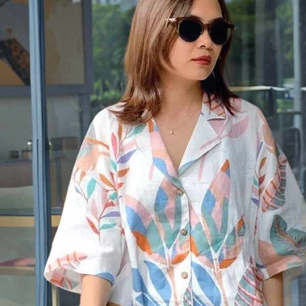 The Roadster Lifestyle Co Floral Printed Shirt Style Top