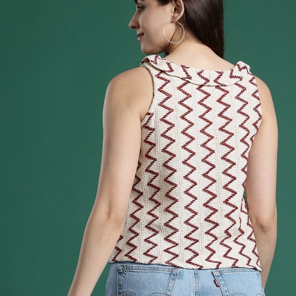 DressBerry Ruffles Knitted Top