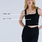 CAVA Black Styled Back Crop Tank