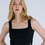 CAVA Black Styled Back Crop Tank
