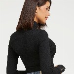 GUESS High Neck Long Sleeves Top