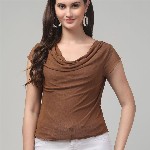 clobug Cowl Neck Top