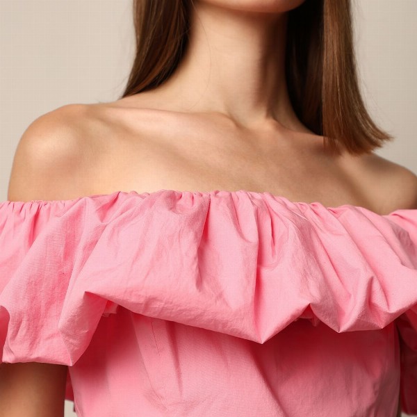 ONLY Women Cotton Off-Shoulder Cotton Top