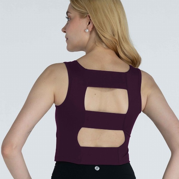 CAVA Wine Styled Back Crop Tank