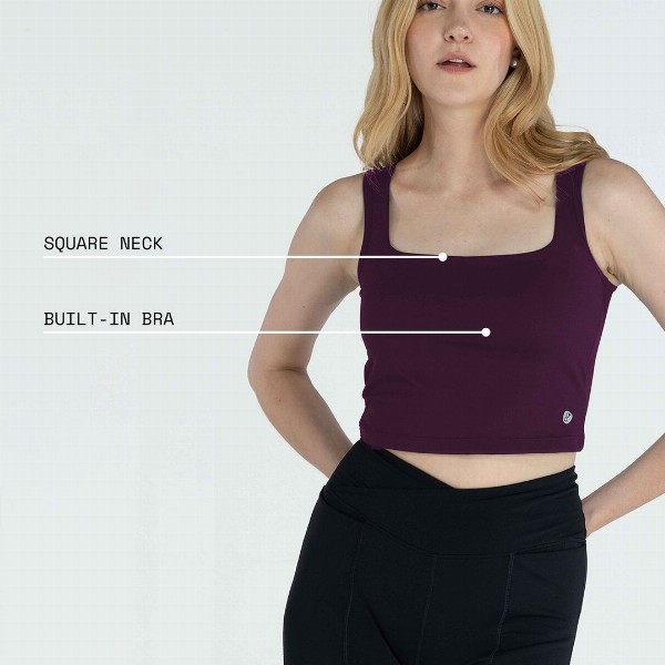 CAVA Wine Styled Back Crop Tank